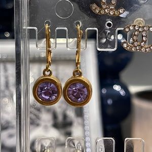 Gorgeous purple Tahari earrings